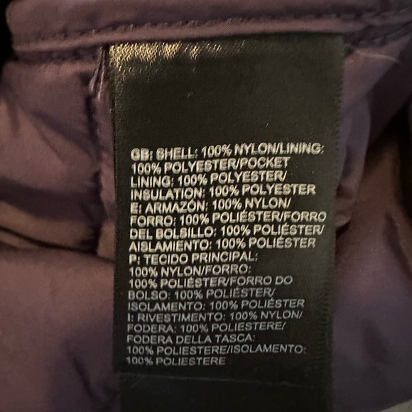 North Face Women’s Harway Puprle Quilted Jacket - Picture 9 of 9